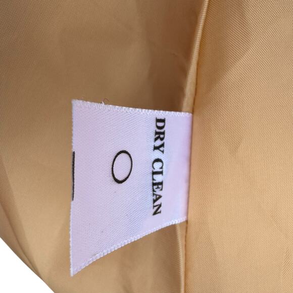 Chadwicks 16 Tan Trench Coat Double Breasted Puffer Sleeve TieBelt Cotton Jacket - Picture 12 of 12